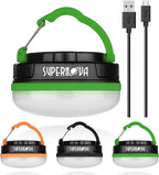 Supernova® Ultra Bright LED Lantern - Rechargeable and Portable Camping Light, Magnetic Hanging Tent Lantern for Emergency, Power Outages & Backpacking, Survival Gear with Retractable Hook (Green)