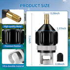 Paddle Board Pump Adapter,High‑Pressure Inflator Nozzle,Premium Inflatable Boat SUP Pump Adapter,Paddle Board Air Pump Adapter,Fits Kayaks,SUPs,Stand Up Paddle Board(Orange & Black)