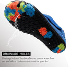 L-RUN Barefoot Water Shoes Women Mens Aqua Sock Athletic Hiking Water Sports Shoes for Swim Beach Pool Sand Diving Walking