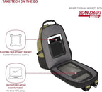 SwissGear 1900 Scansmart TSA 17 Laptop Backpack, Olive Branch, 19-Inch