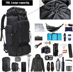 Hiking Backpack for Men 70L/100L Camping Backpack Military Rucksack Molle 3 Days Assault Pack for Climbing