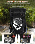 NOVSIGHT Camping Chairs - Folding Portable Camp Chair, High Back Camping Chair with Headrest, Outdoor Comfortable Camping Chair for Adults Hiking Backpacking