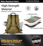 Tactical Backpack Military Hiking Daypack - Molle Backpack for Men 3 Day Assault Pack Bug Out Bag for Camping Travel Army Hunting Gym Rucksack Survival (Coyote)