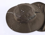 Home Prefer UPF 50+ Sun Hats for Men Women Wide Brim Fishing Hat with Neck Flap Summer Safari UV Protection Bucket Hat