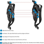 NICGID Sling Bag Chest Shoulder Backpack Crossbody Bags Casual Daypack for Men Women (Black-013)