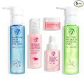 W7 Self Care Skincare Set | Face Cleanser, Toner, Serum, Moisturizer & Lip Mask | Complete Daily Face Routine | Full Size, Long Lasting Products to Use at Home