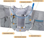 Lightweight Running Vest for Women and Men Hydration Backpack Pack with 1.5L Water Bladder Bag for Hiking Trail Running Gear Cycling Marathon