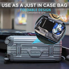 Vomgomfom Travel Duffle Bag for Men,65L 85L 115L Foldable Travel Duffel Bag with Shoes Compartment Overnight Bag for Men Women