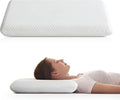 Ultra Thin Flat Pillow for Sleeping, 2.25'' Thin Pillow for Back Sleeper, Supportive Stomach Sleeping Pillow, Slim Bed Pillow, Machine Washable-Standard Size