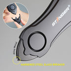 Stinger Personal Alarm Keychain Emergency Tool, Safety Panic Alarm Siren, Seat Belt Cutter, Glass Breaker, Security Device for Women Men Kid, Designed in USA (Black 2 pcs)