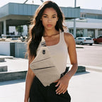 Anti Theft Crossbody Bags for Women Men, Multi-Pocket Shoulder Bag, Slim Sling Purse with 2 RFID Blocking Card (Right Shoulder-Khaki)