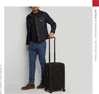 TUMI - Alpha International Expandable 4 Wheeled Carry-On - Rolling Carry On Suitcase for Domestic & International Travel - Black