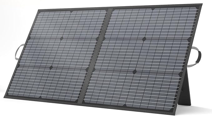 110W Portable Solar Panel, IP67 Waterproof Foldable 110 Watt Solar Charger, High 23.5% Efficiency for Outdoor Camping, Portable Power Station, RV
