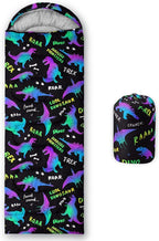 QOOMO Animals Camping Sleeping Bags,3 Season Warm & Cool Weather,Lightweight,Waterproof Sleeping Bags for Adults & Kids,Traveling,and Outdoors,Camping Gear Equipment