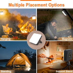 Camping Lantern 13500mAh, 4000LM Bright with 4 Light Modes & Magnetic, Rechargeable LED Camping Light, Power Bank, Power Display, Scalable brightness, Waterproof, for Power Outages, Camping, Emergency