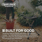 Travel Chair C-Series Slacker Tripod Chair for Camping, Lightweight Chair, Adjustable Carry Strap for Easy Transport | Outdoor Adventures Lighter Version of The Original Slacker Stool, Black - 2-Pack