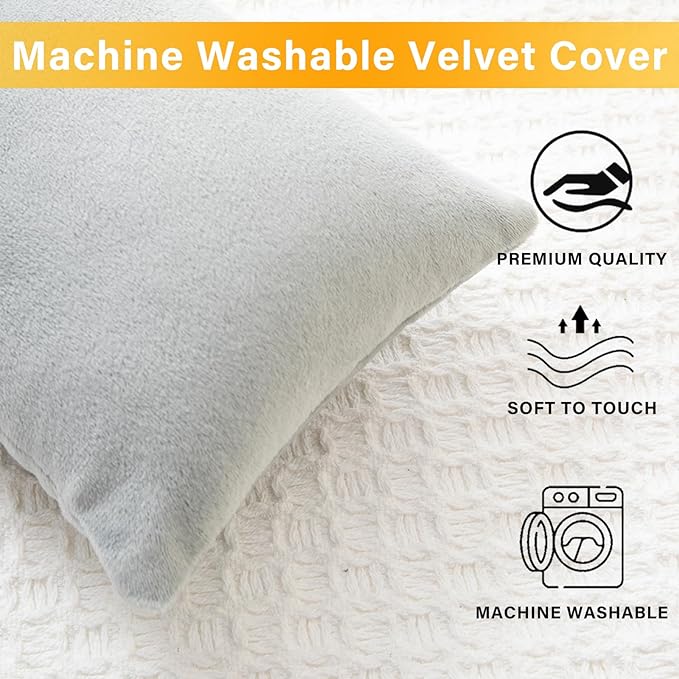 2 Pack Small Pillow, Memory Foam Mini Pillow 11 X 7 Inches for Travel, Sleeping, Nap and Neck, Knee, Lumbar Support, Tiny Cushion for Pet, Dogs (Grey)