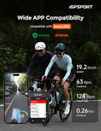 iGPSPORT BSC200S GPS Bike Computer, Wireless Route Navigation 2.4'' Screen Bluetooth ANT+ Cycle Computer IPX7 Waterproof