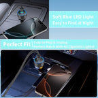 Car Charger USB C, KYOHAYA 90W 4-Port Dual USB-C & USB-A Power Cigarette Lighter Adapter PD/QC Type C Car Charger Fast Charging for iPhone 17 Pro 17 Pro Max 16 15 14 13 12 11/Galaxy S26 S25/Pixel/iPad