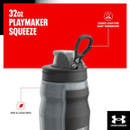 UNDER ARMOUR 32oz Playmaker Squeeze Water Bottle