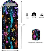 QOOMO Animals Camping Sleeping Bags,3 Season Warm & Cool Weather,Lightweight,Waterproof Sleeping Bags for Adults & Kids,Traveling,and Outdoors,Camping Gear Equipment