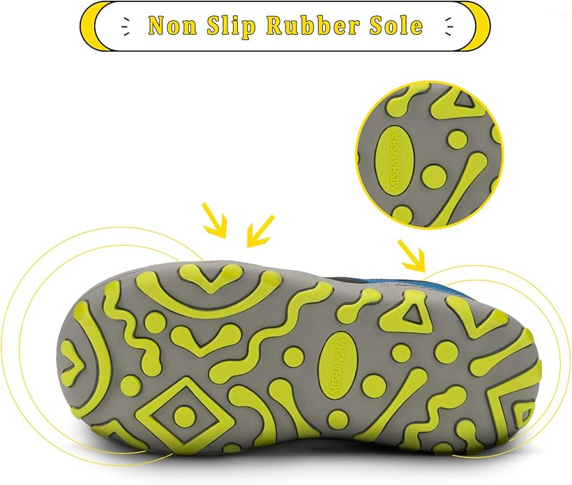 Mishansha Boy's Girl's Hiking Shoes Low Top Sneakers Outdoor Trekking Walking Climbing Running Shoes