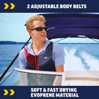 WOW Sports - Red Large/Extra Large Life Jacket - US Coast Guard Approved Life Vest - Fishing, Kyaking, & Boating PFD