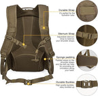 Mardingtop Tactical Molle Backpack for Men - 28L EDC Hiking & Motorcycle Backpack