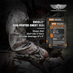 EVERLIT Trauma Pak, with CAT GEN-7 Tourniquet QuikClot Hemostatic Dressing Rolled Gauze Mil-Spec Military Tactical Bleeding Control Supplies (Advanced)