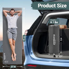 Elegear Self Inflating Sleeping Pad, Built-in Electric Pump 3.1" Ultra-Thick Memory Foam Camping Mattress with Pillow Foam Sleeping Pad for Camping R-Value 9.5 Foam Camping Pad for Car/Traveling