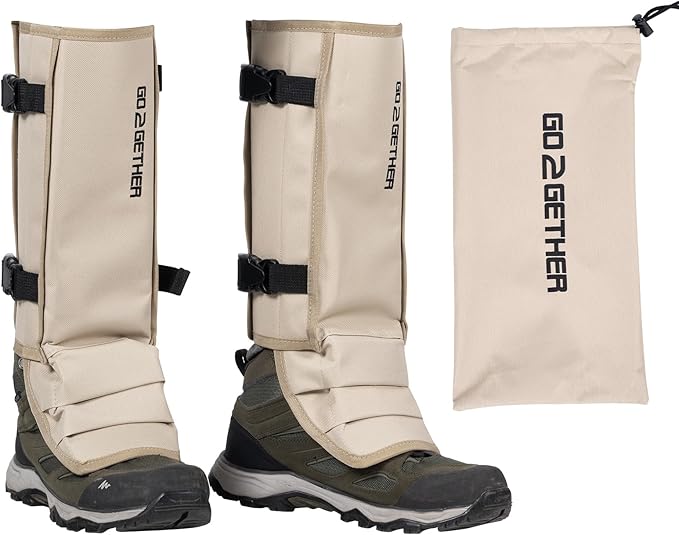 Snake Gaiter, Gaiters for Hunting, Waterproof Snake Chap for Men and Women,Shoe Boot Leg Gaiter with Adjustable Size