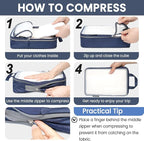 BAGAIL 6 Set Ultralight Compression Packing Cubes Packing Organizer for Travel Accessories Luggage Suitcase Backpack