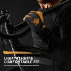 Bike Gloves for Men Women with Anti-Slip Shock-Absorbing Pad, Light Weight Half-Finger Cycling Gloves