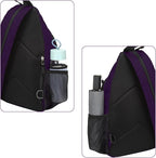 MOSISO Sling Backpack Travel Hiking Daypack, Crossbody Convertible Sling Bag with Front Pocket One Shoulder Chest Bag