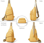 Sling Bag Crossbody Bags for Women Small Cross Body Bag Fanny Packs Chest Sling Purse for Daily Travel Leisure Sport