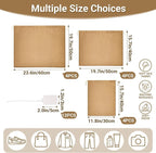 Ewen Pack of 12 Drawstring Dustbags with Blank Tag, Small Medium Large Satin Storage Pouch Dustproof for Travel Essentials, Silk Dustbag Packing Bag for Closet Home Storage Shoes Handbags Organization