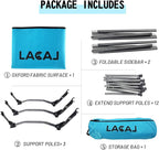 Foldable High/Low 2 Modes Camping Cot, with Extend Legs, Storage Bag, Ultralight & Durable Backpacking Travel Tent Cot, Max Loading Capacity 264lbs, Easy to use for Woman & Man