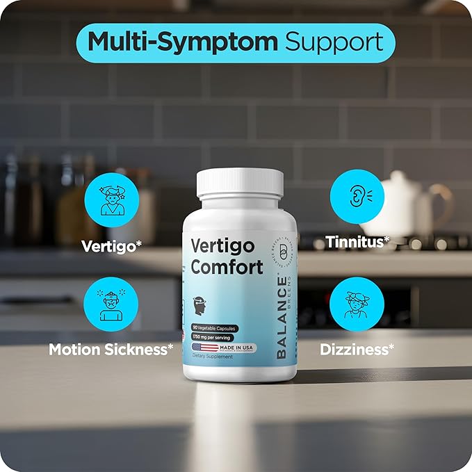 Balancebreens Vertigo Relief Supplement 1750mg, 90 Capsules