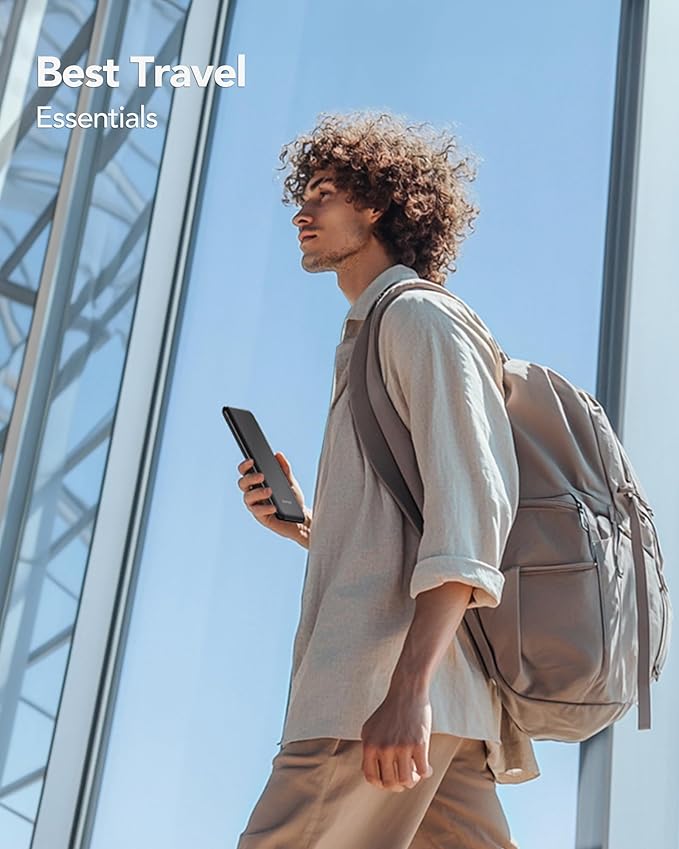 Charmast 26800mAh Slim Portable Charger Power Bank, 15W Fast Charging Battery Pack, Travel Essentials Compatible with iPhone 16/16 Pro/16 Pro Max, iPhone15/14/13/12 Series, iPad, Samsung etc