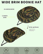 Sun Hats for Men Women Bucket Hat UPF 50+ Boonie Hat Foldable UV Protection Hiking Beach Fishing Summer Safari