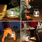 Outdoor Table Lamp, Led Lamps for Nightstand, Solar Lanterns Outdoor Hanging for Patio Waterproof, Cordless Battery Operated Lamp, Rechargeable Solar Lantern for Reading, Decor, Camping