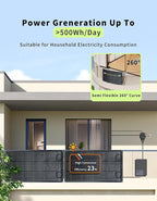 400W Flexible Solar Panel Greenmagic 2 PCS 200W Solar Panels IP68 Waterproof 20V Ultra Thin Lightweight Charger for RV Marine Boat Cabin Van Car Uneven Surfaces Monocrystalline Bendable