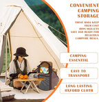 DOERDO DD Grill Pan Storage Bag, Rectangular, Brown, Nylon, 17.1x14.6Inch