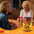 Solar Lanterns Outdoor Waterproof Hummingbird, KagoLing Birthday Gifts for Women Mom Grandma, Garden Decor Hanging Solar Lights Outdoor Metal Lantern Decoration Outside for Yard, Patio, Backyard