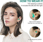 Swimming Ear Plugs for Adults,3 Pairs Waterproof Reusable Silicone Swim Earplugs for Swimming Surfing Snorkeling Showering and Water Pool,Beach,Ocean (Adults & Teens 14+)