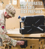 Lifesaver Jerrycan Water Purifier - Military Spec, Heavy Duty Water Purifier for Overlanding, Camping, Hiking, Emergency Preparedness and Survival Kit