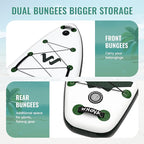 11'6"x35" Extra Wide Stand Up Paddle Board Inflatable for All Levels, 430LBS Capacity SUP Paddleboard with Complete Accessories, Double Acton Pump, Blow Up Paddle Board for Family