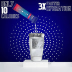 HydroMATE Electrolytes Powder Drink Mix Packets Hydration Accelerator Low Sugar Rapid Party Relief Recovery Vitamin C Plus Caffeine Watermelon 30 Count