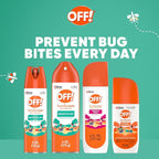 OFF! Family Care Insect & Mosquito Repellent I, Smooth & Dry Bug Spray for the Beach, Backyard, Picnics and More, 2.5 oz. (Pack of 12)