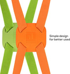 Luggage Straps Bag Bungees for Add a Bag Easy to Travel Suitcase Elastic Strap Belt (Green, M-Green)
